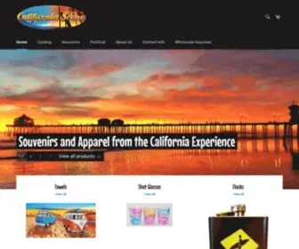 Calscene.com(California Scene Souvenirs and Apparel) Screenshot