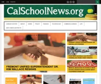 Calschoolnews.org(Recent School news) Screenshot