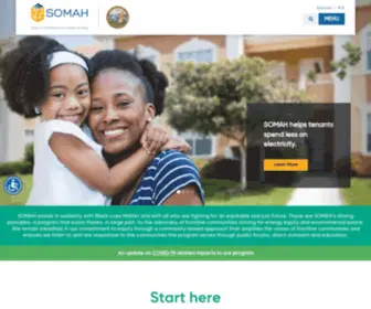 Calsomah.org(Solar on Multifamily Affordable Housing) Screenshot