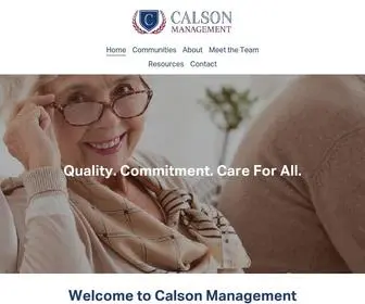 Calsonmanagement.com(Calson Management) Screenshot