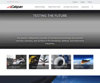 Calspan.com(Calspan Aerospace) Screenshot