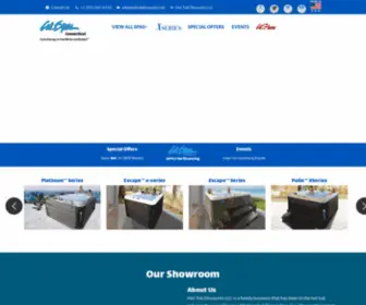 Calspasconnecticut.com(Hot tub swim spa for sale. CalspasConnecticut) Screenshot