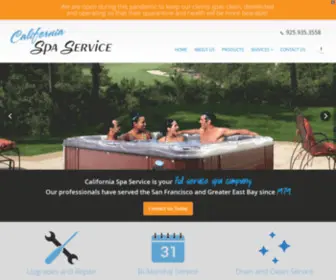 Calspaservice.com(California Spa Service) Screenshot