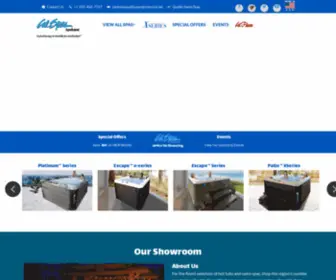 Calspasspokane.com(Hot tub swim spa for sale. CalspasSpokane) Screenshot