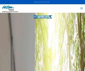 Calspasturnhout.com(Hot tub swim spa for sale. CalspasTurnhout) Screenshot