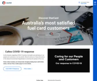 Caltex.com.au(Caltex Australia) Screenshot