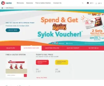 Caltex.com.my(Caltex Malaysia) Screenshot