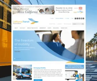 Caltransit.org(California Transit Association) Screenshot