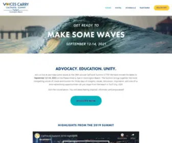Caltravelsummit.com(CalTravel Summit 2021) Screenshot