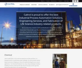 Caltrol.com(Process Controls systems) Screenshot