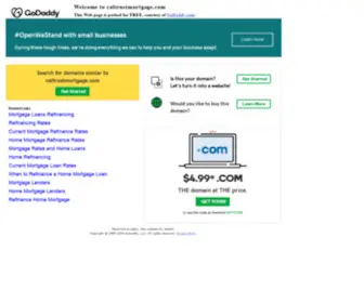 Caltrustmortgage.com(CalTRUST Mortgage) Screenshot