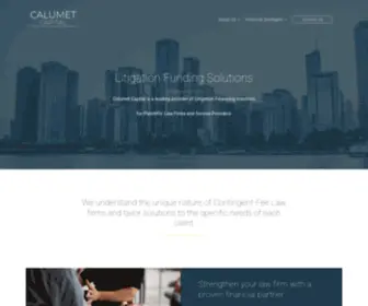 Calumetcapital.com('Calumet Capital) Screenshot