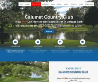 Calumetcc.com(Chicago Golf) Screenshot