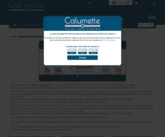Calumette.com(Meilleur cigarette électronique et e) Screenshot