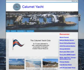 Calumetyachtclub.org(Yachting Club) Screenshot