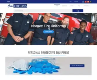 Caluniforms.com(Cal Uniforms) Screenshot