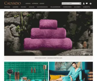 Calvado.com(Ekskluzywne wyposażenie wnętrz i eleganckie dekoracje do domu) Screenshot