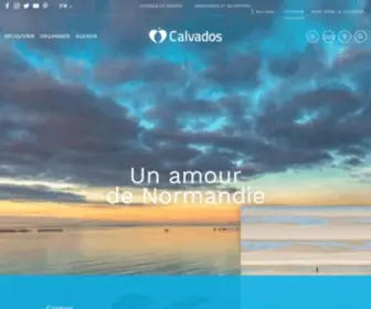 Calvados-Nautisme.com(Tourisme en Normandie) Screenshot