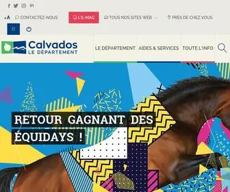 Calvados.fr(Accueil) Screenshot