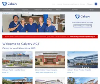 Calvaryact.org.au(Calvary ACT) Screenshot