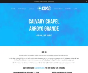 Calvaryag.org(Calvary Chapel Arroyo Grande) Screenshot