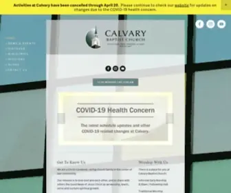 Calvarybaptistchurch.com(Calvary Baptist Church) Screenshot