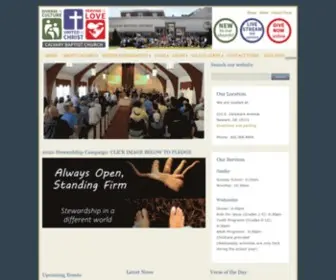 Calvarybaptistnewark.org(Calvary Baptist Church Newark Delaware) Screenshot