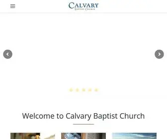 Calvarybaptistyv.com(Calvary Baptist Church) Screenshot