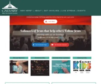 Calvarybfc.org(Calvary Bible Fellowship Church) Screenshot