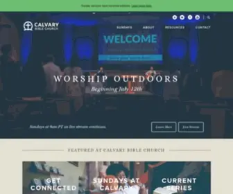 Calvarybiblechurch.org(Calvary Bible Church) Screenshot