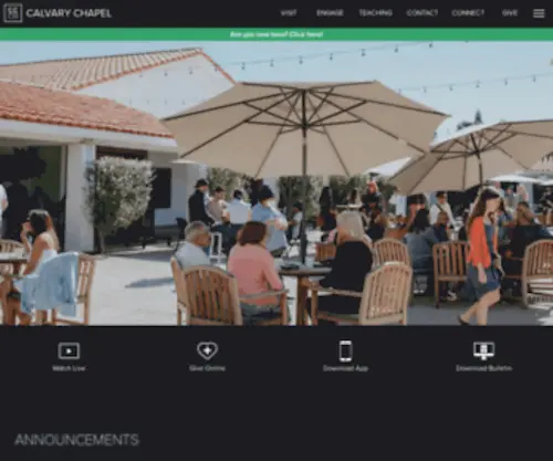 Calvarychapelcostamesa.com(Calvary Chapel Costa Mesa) Screenshot
