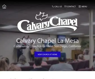 Calvarychapellamesa.com(Calvary Chapel La Mesa) Screenshot