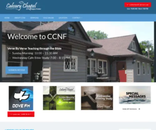 Calvarychapelniagara.org(Calvary Chapel of the Niagara Frontier) Screenshot