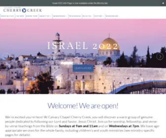 Calvarycherrycreek.org(Calvary Chapel Cherry Creek) Screenshot