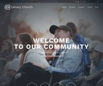 Calvarychurch.us(Calvary Church Building relationships) Screenshot