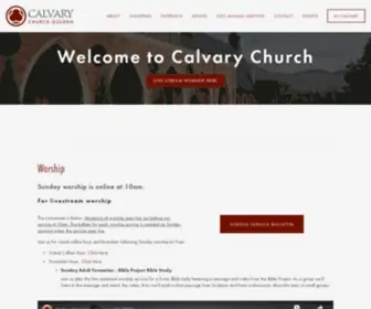 Calvarygolden.net(Calvary Church) Screenshot