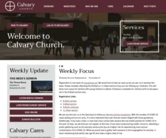 Calvarygr.org(Calvary Church) Screenshot