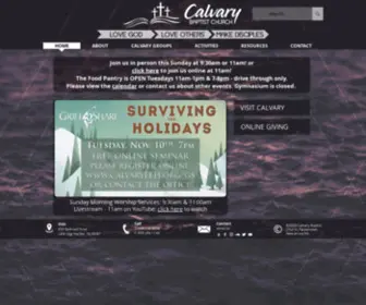 Calvaryleh.org(Calvary Baptist Church) Screenshot