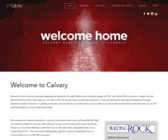 Calvarylubbock.org(Calvary Baptist Church) Screenshot