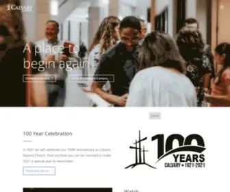 Calvarynet.net(Calvary Baptist Church) Screenshot