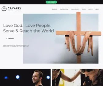 Calvarypetaluma.org(Love God) Screenshot
