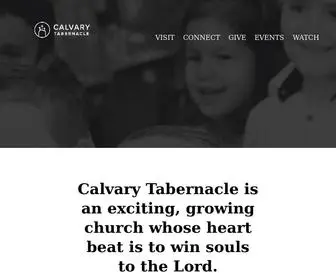 Calvarytabindy.com(Calvary Tabernacle) Screenshot