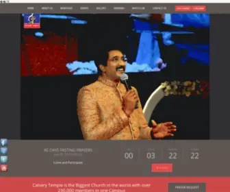 Calvarytemple.in(Calvary Temple) Screenshot