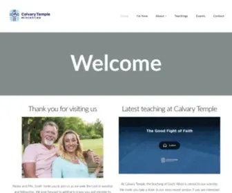 Calvarytempleva.org(Calvary Temple) Screenshot