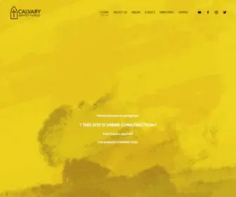 Calvarytupelo.com(Calvary Baptist Church) Screenshot