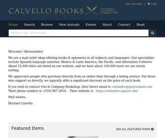 Calvellobooks.com(Calvello Books) Screenshot