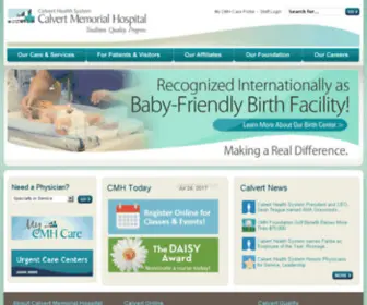 Calverthospital.com(Calvert Memorial Hospital) Screenshot