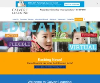 Calvertlearning.com(Calvert Learning) Screenshot