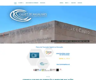 Calvetmagalhaes.net(Centro de Formação Calvet Magalhães) Screenshot