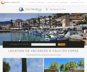 Calvi-Location.fr(Résidence Calvi) Screenshot